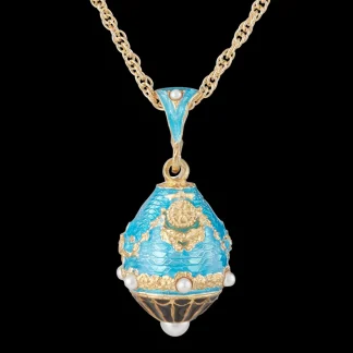 White House Historical Association Aqua North Portico Egg Pendant Best