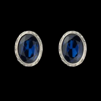 White House Historical Association Blue Room Oval Post Earrings Flash Sale