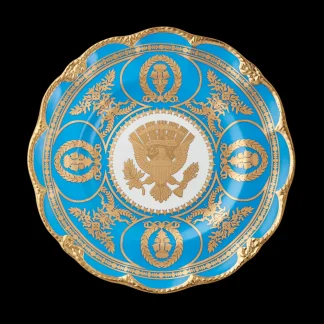White House Historical Association Blue Room Presentation Plate Store