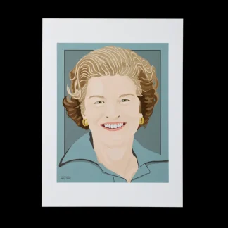 White House Historical Association First Lady Portrait Art: Betty Ford Print Clearance