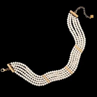 White House Historical Association Five Strand Cultured Pearl Necklace Best Sale