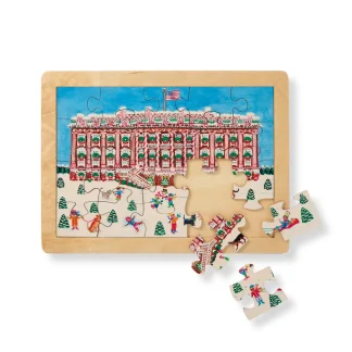 White House Historical Association Gingerbread White House Wooden Puzzle Best Sale