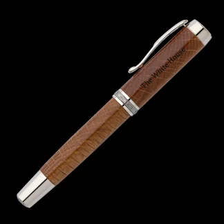 White House Historical Association Handcrafted Wooden Fountain Pen from Truman Renovation Shop
