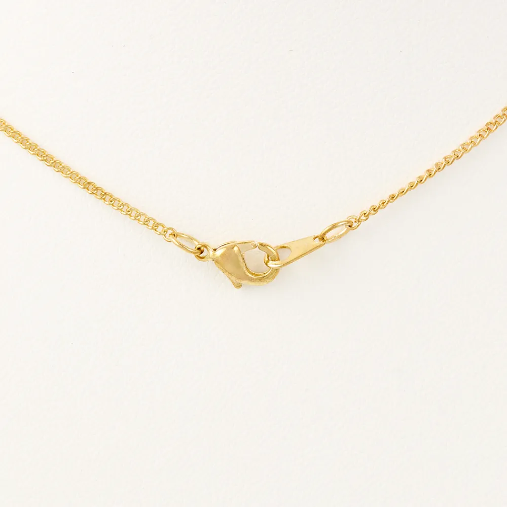 White House Historical Association Lincoln Presidential China Inspired Faceted Amethyst Pendant Necklace with Gold Accent Store