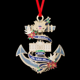 White House Historical Association Official 2024 White House Christmas Ornament Best