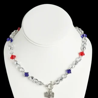 White House Historical Association Red, White, and Blue White House Charm Necklace Clearance