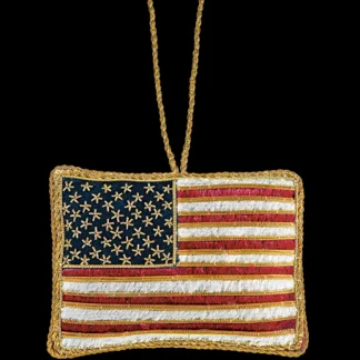 White House Historical Association United States Flag Ornament Fashion