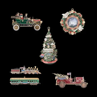 White House Historical Association White House Christmas Ornament Set: 2012-2016 Hot