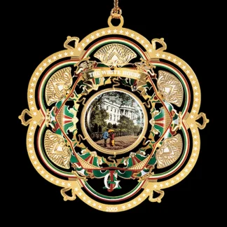 White House Historical Association 2005 White House Christmas Ornament, The South Facade Discount