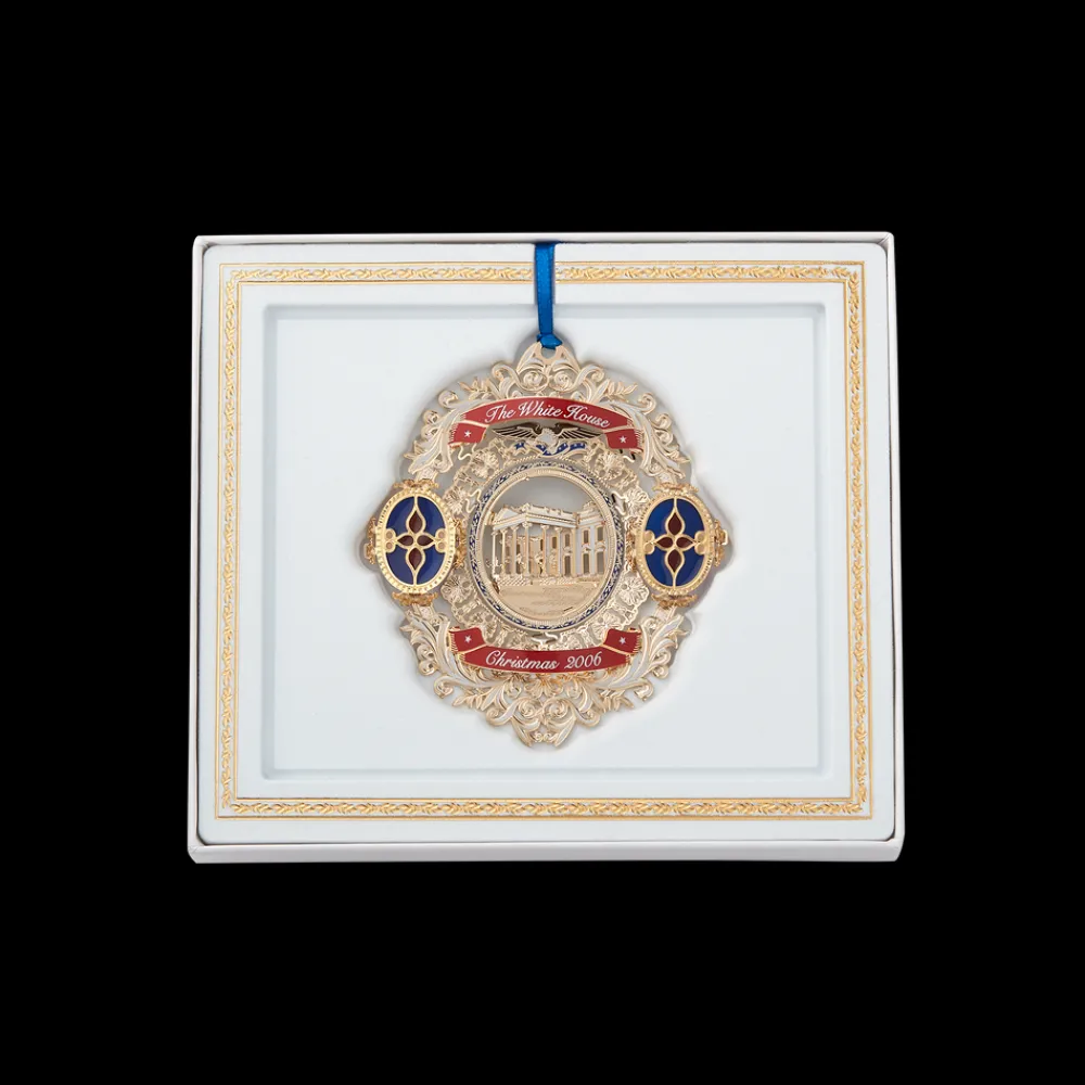 White House Historical Association 2006 White House Christmas Ornament, Tiffany Glass in the White House Online