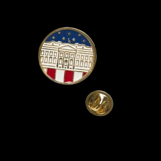 White House Historical Association White House Circle Flag Lapel Pin Store