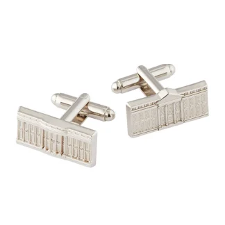 White House Historical Association White House Cufflinks, North and South View - Nickel Plated Cheap
