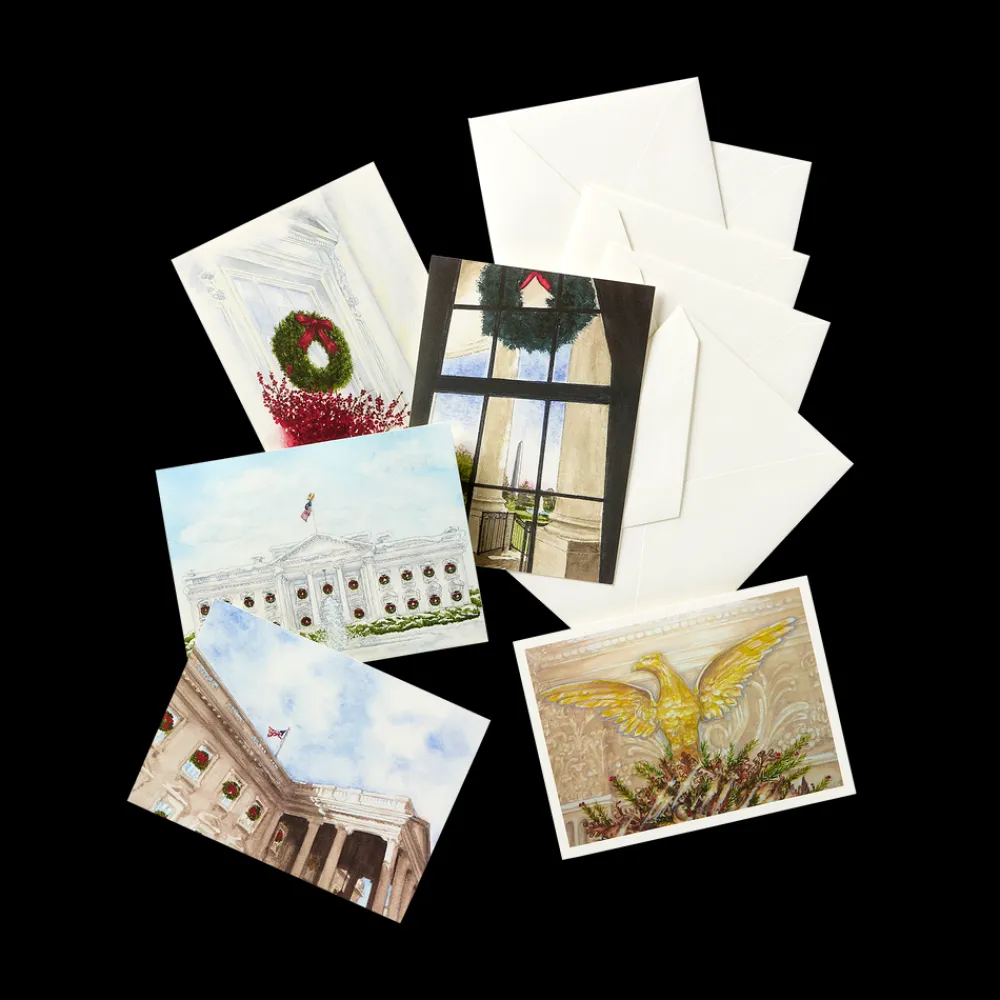 White House Historical Association White House Festive Holiday Notecards Shop