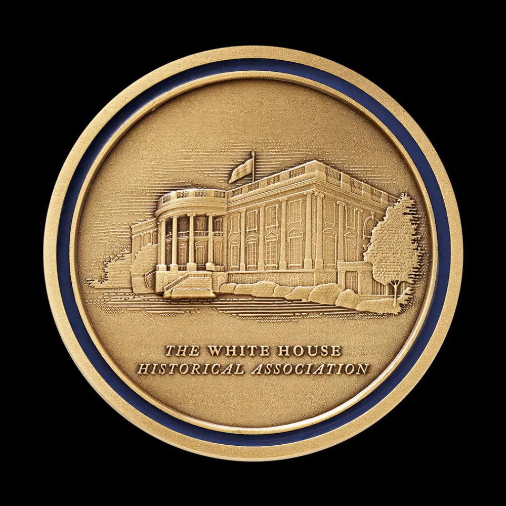 White House Historical Association White House Presidential Transportation Challenge Coin with Color Fill Sky Online