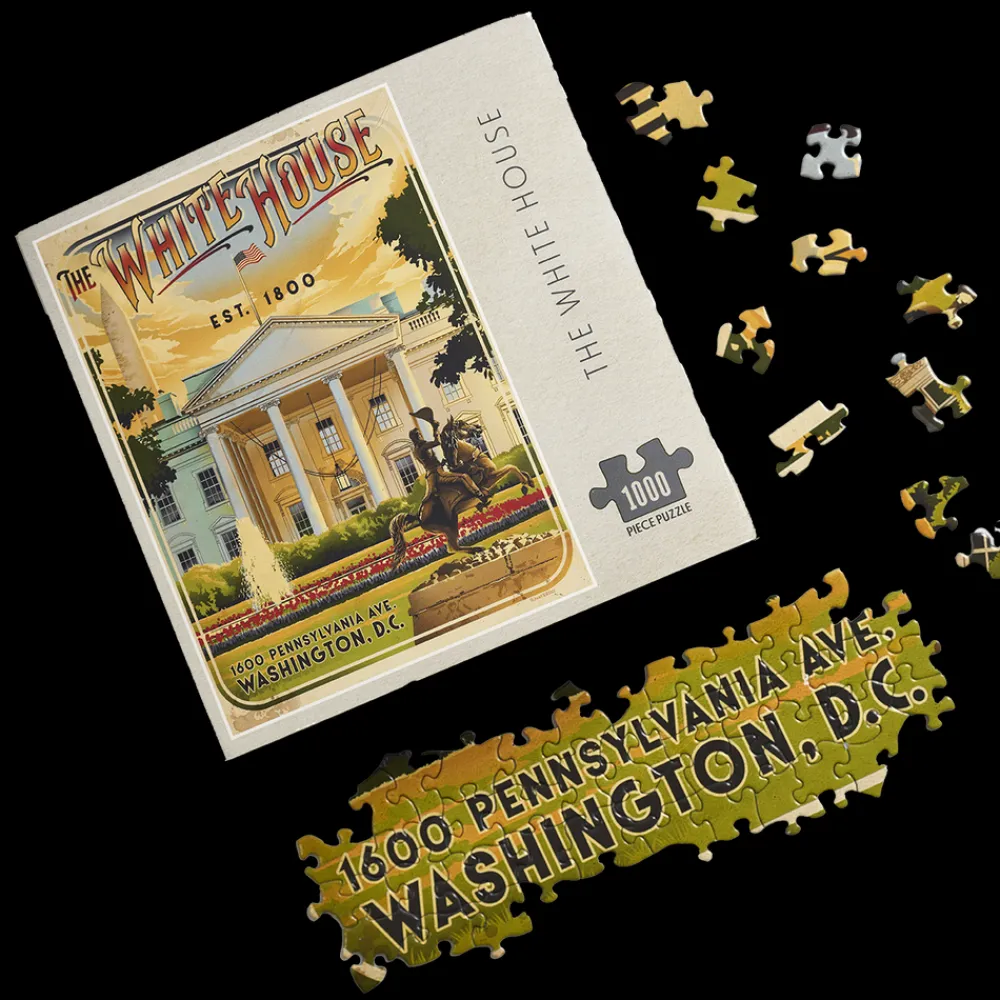 White House Historical Association White House Vintage Graphic Puzzle Shop